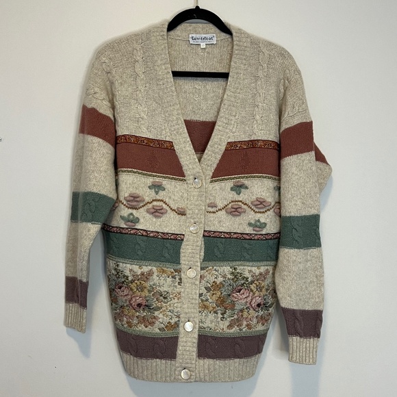 Vintage 90; Luv-tricot MILANO  Cardigan - Picture 1 of 5